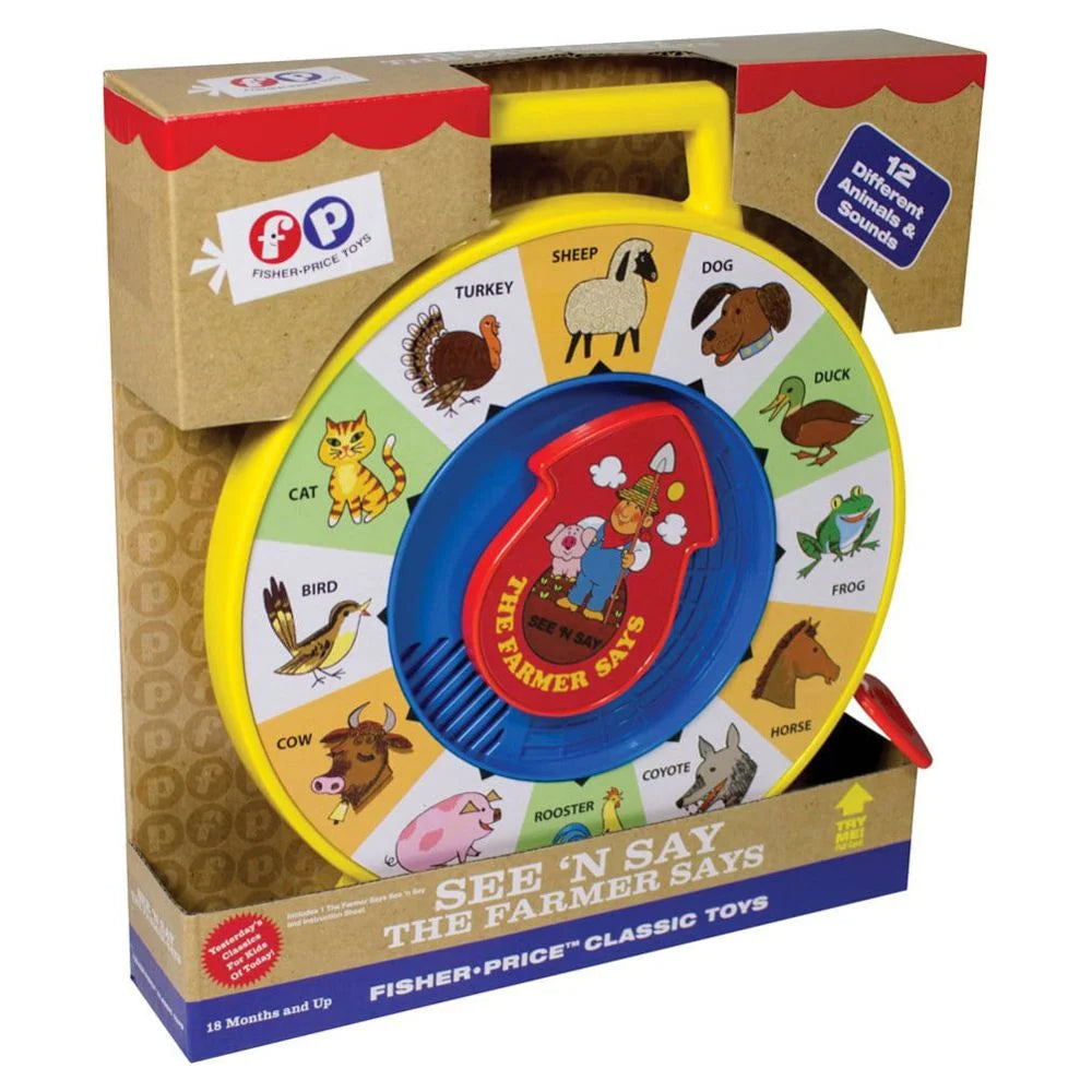 Classic Farmer Says See 'n Say Preschool Toy U980139