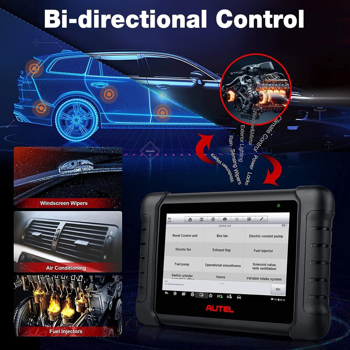 2022 Newest Car Diagnostic Scan Tool with Advanced Bi-Directional Control, All Systems Diagnosis, 30+ Service V441502
