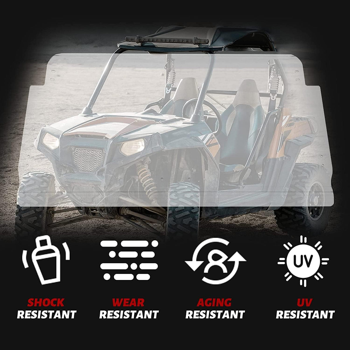 3-in-1 Clear Windscreen M53262