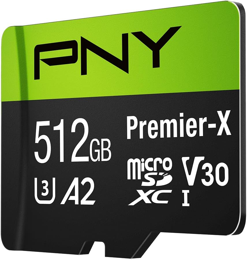 512GB Class 10 U3 V30 microSDXC Flash Memory Card H165581