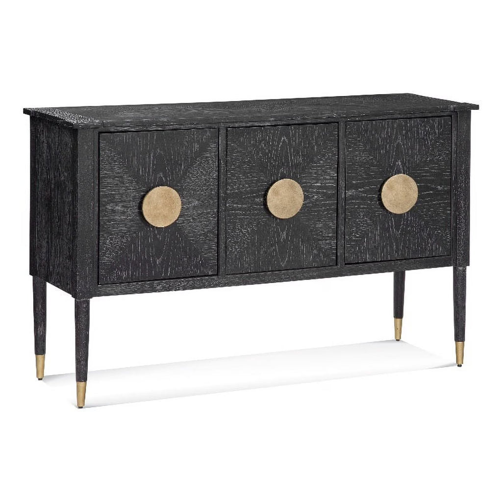 Black Wood Console Table N315