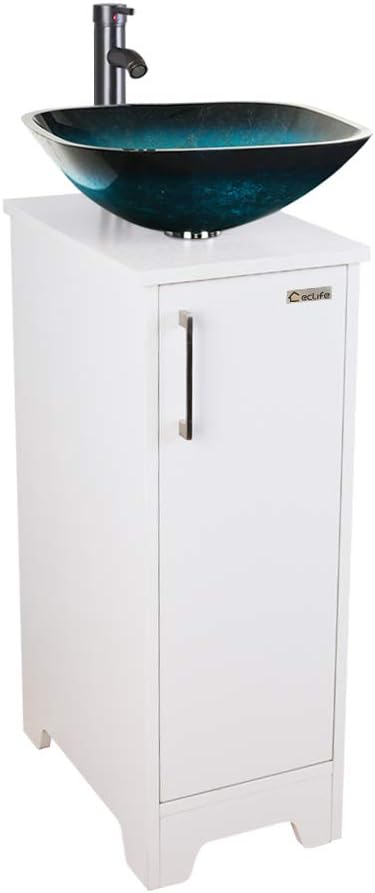 13 inch White Freestanding Bathroom Vanity G588270