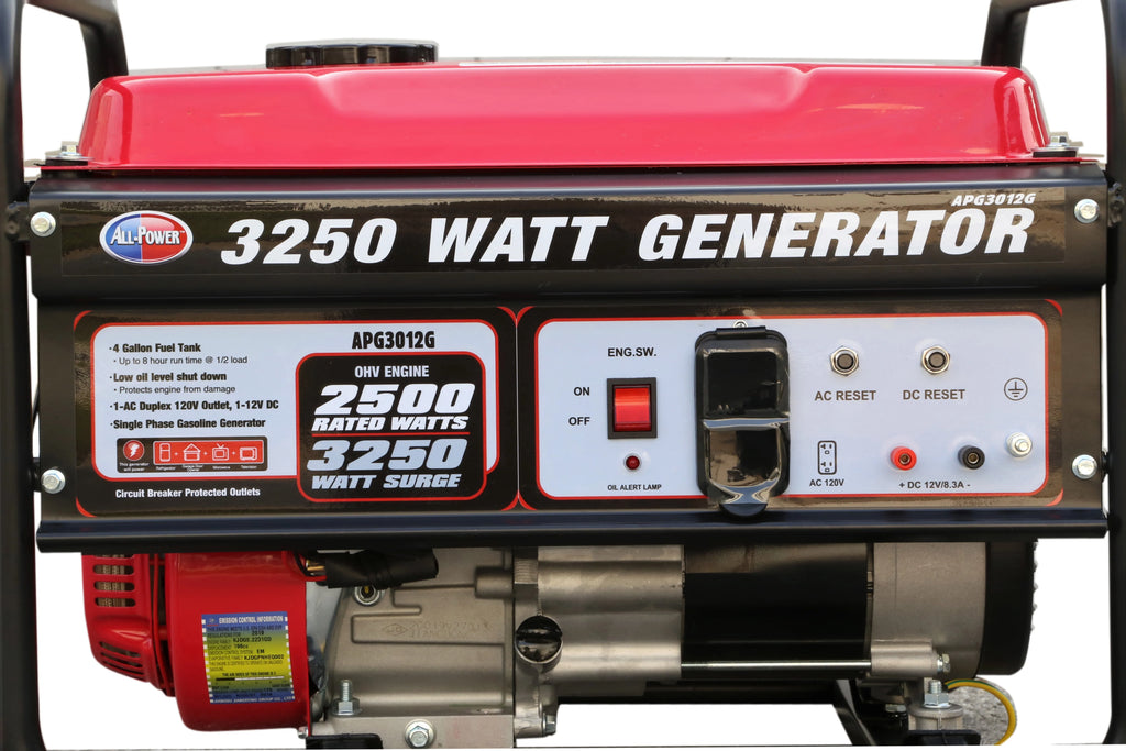 3250 Watt Gas Powered Portable Generator T577