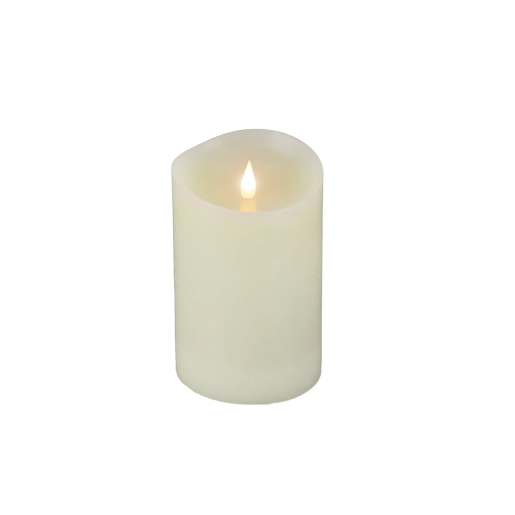 Ivory Flameless Candle with Remote P8583