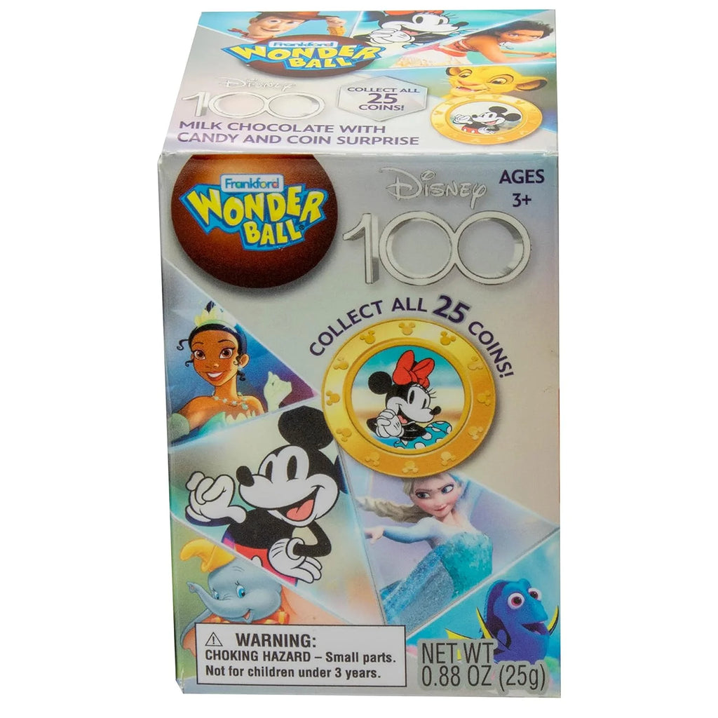 Milk Chocolate Wonder Ball with Surprise Collectible Coin, 10 Pack M2420