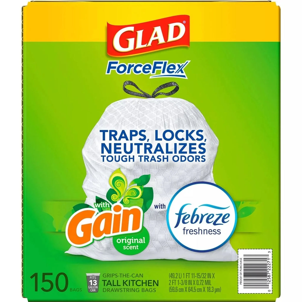 White Trash Bags, Original Scent (13 Gal., 150 Ct.) A976296