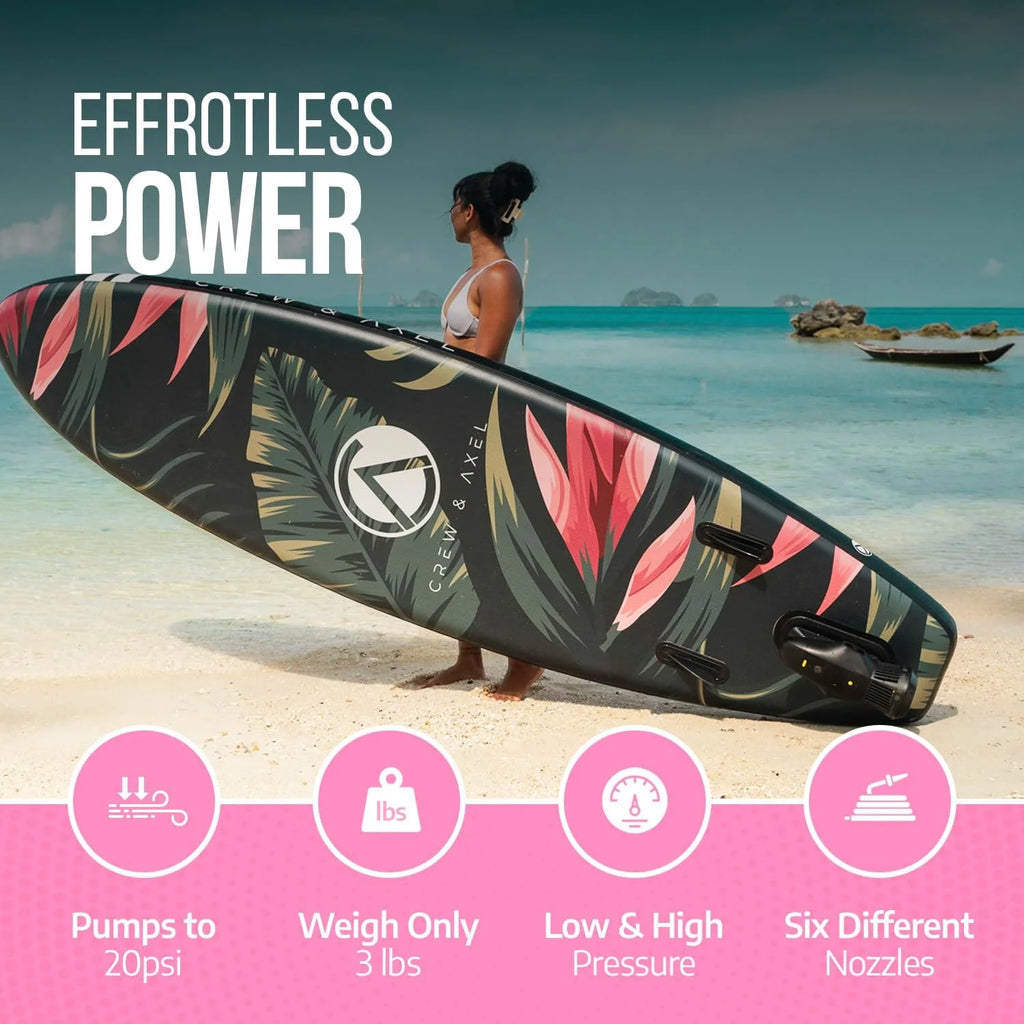 20 PSI Electric Paddle Board Pump with Auto Shut Off Y1727