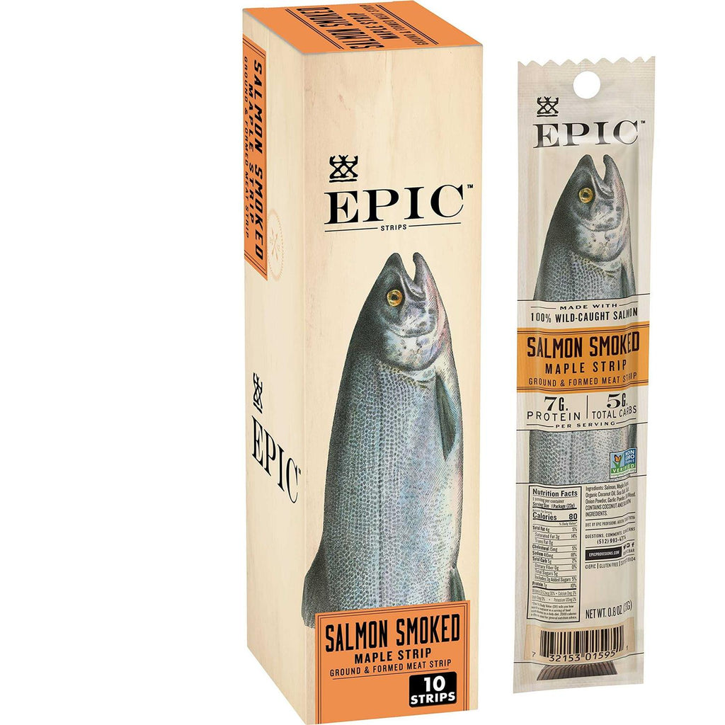 Smoked Salmon Snack Strips W437820