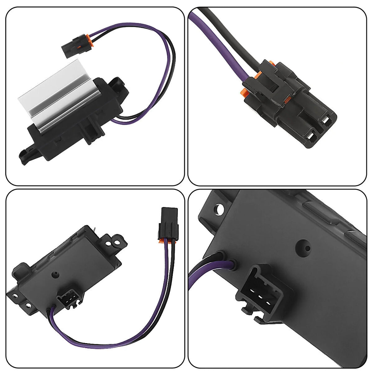 Blower Resistor Replacement Black White I49143