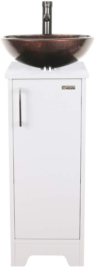 13 inch White Freestanding Bathroom Vanity G588270