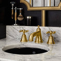 Two Handle Widespread Bathroom Faucet with Cross Handles U24589