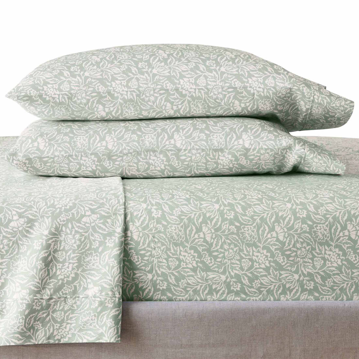 100% Cotton Sateen 300 Thread Count Queen Sheet Set K854146