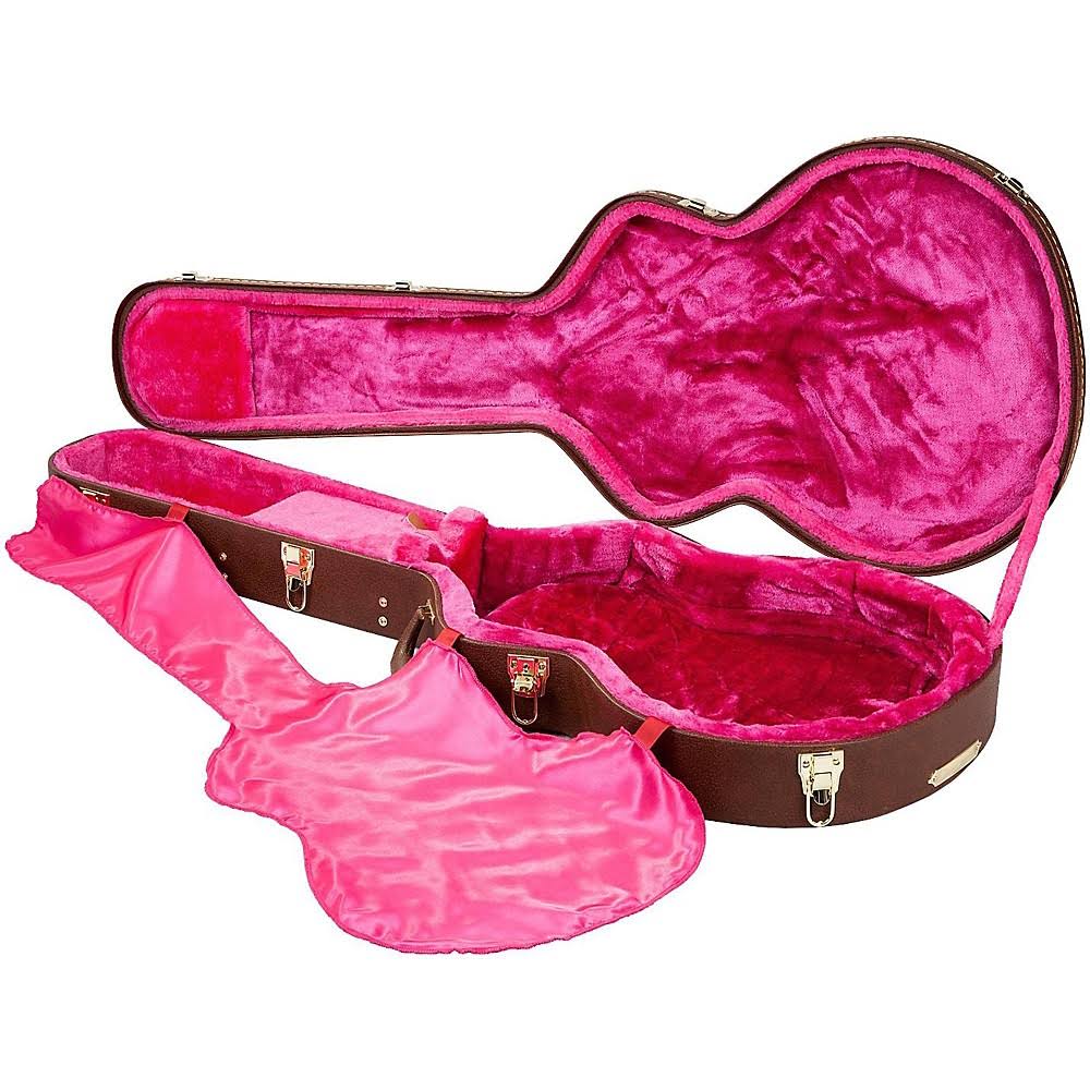 Semi-Hollow Guitar Wood Case Q312