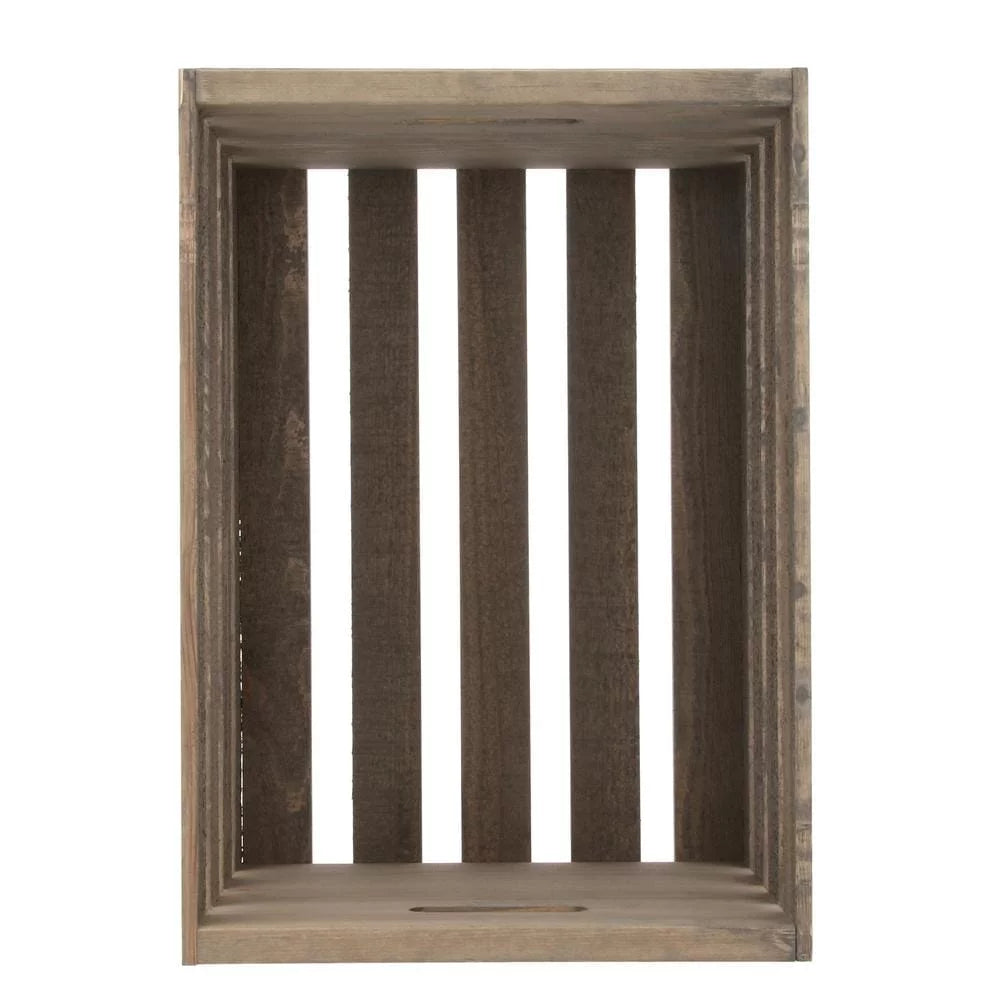 Large Crate in Weathered Gray F75957