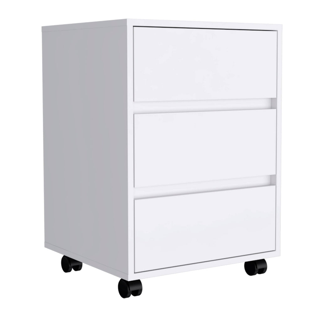Black 3 Drawer Filing Cabinet R3034