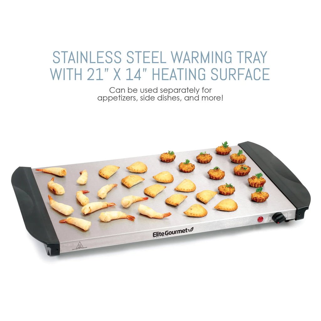 3 x 2.5 Qt. Stainless Steel Electric Buffet Server Z30941