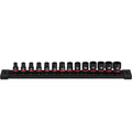 3/8 in. Drive Metric 6 Point Impact Socket Set 14-Piece P9674