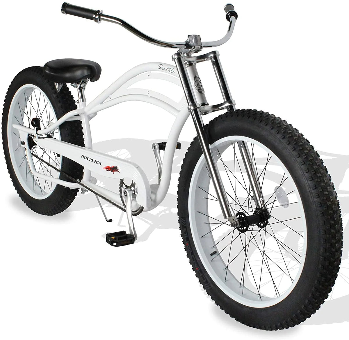 26 Single Speed Fat Tire Beach Cruiser Bike W6419
