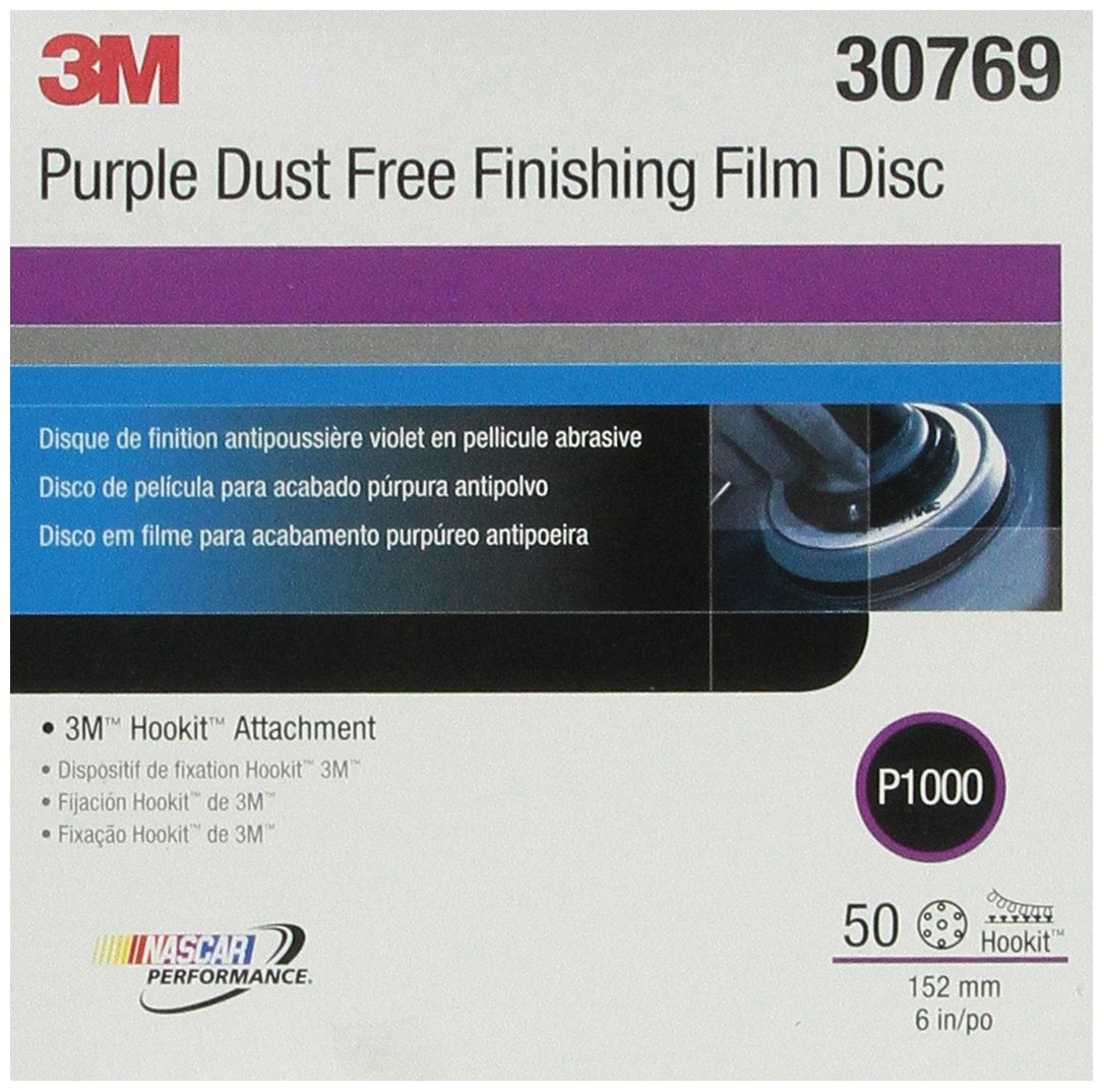 6 in P2000 Purple Abrasive Disc 50 Discs X517