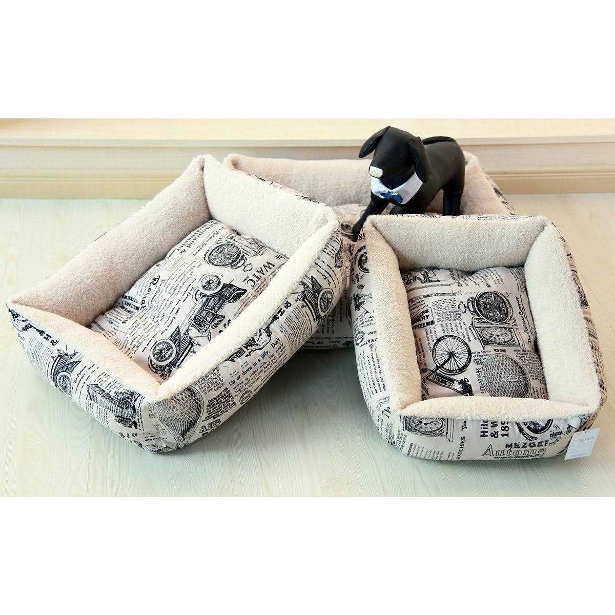 Pet Bed for Cat and Dog Crate Pad with Inner Cushion C32671