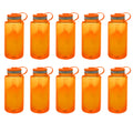 Plastic Sports Water Bottles with Flip Lid 38 oz. Set of 10 S309583