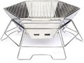 Hexagon Stainless Steel Folding BBQ Grill U4813