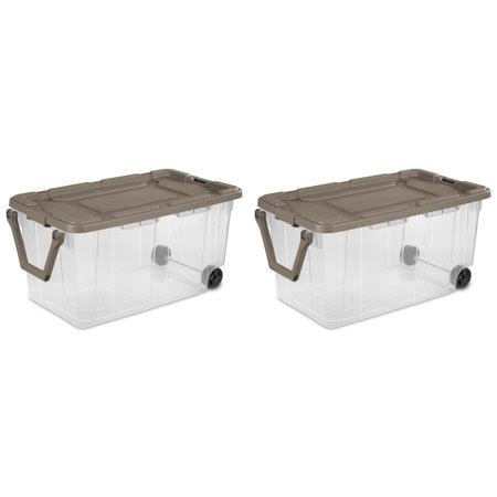 160 qt. Wheeled Storage Box, Case of 2 O697787