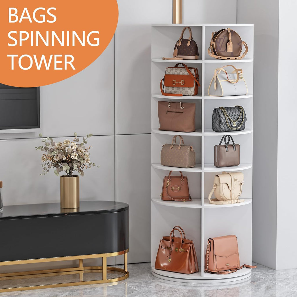 6 Tier Rotating Shoe Rack D68685