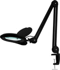 1,200 Lumens Super LED Magnifying Lamp with Clamp, 5 Diopter, Dimmable, Black Z46176