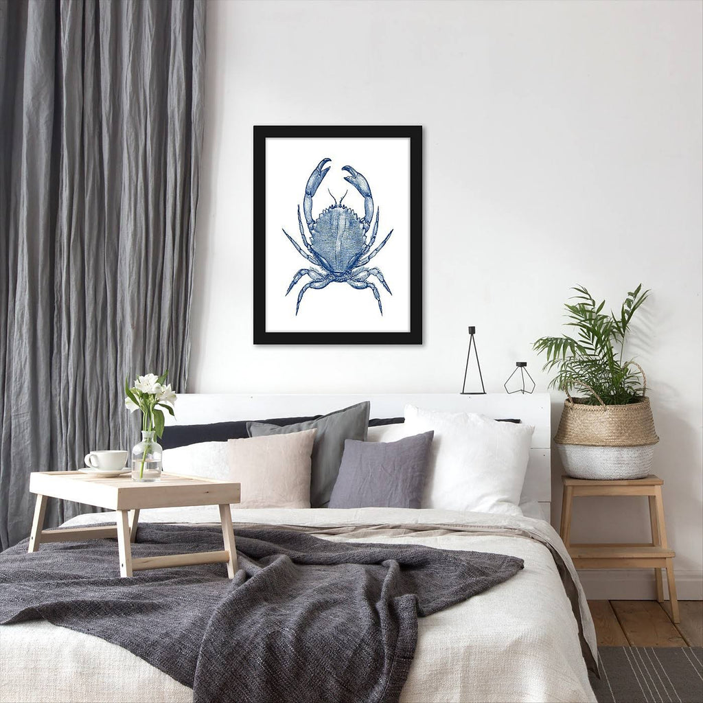 Black Frame Crab Quad Wall Art C99422