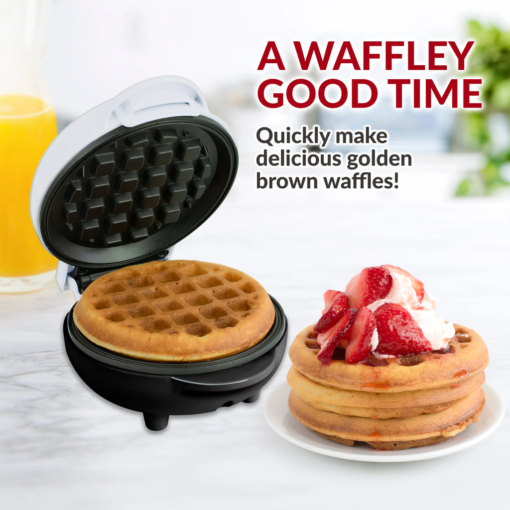 Personal Electric Waffle Maker, White M65312