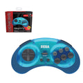 8-Button Wireless Arcade Controller Clear Blue Z36226