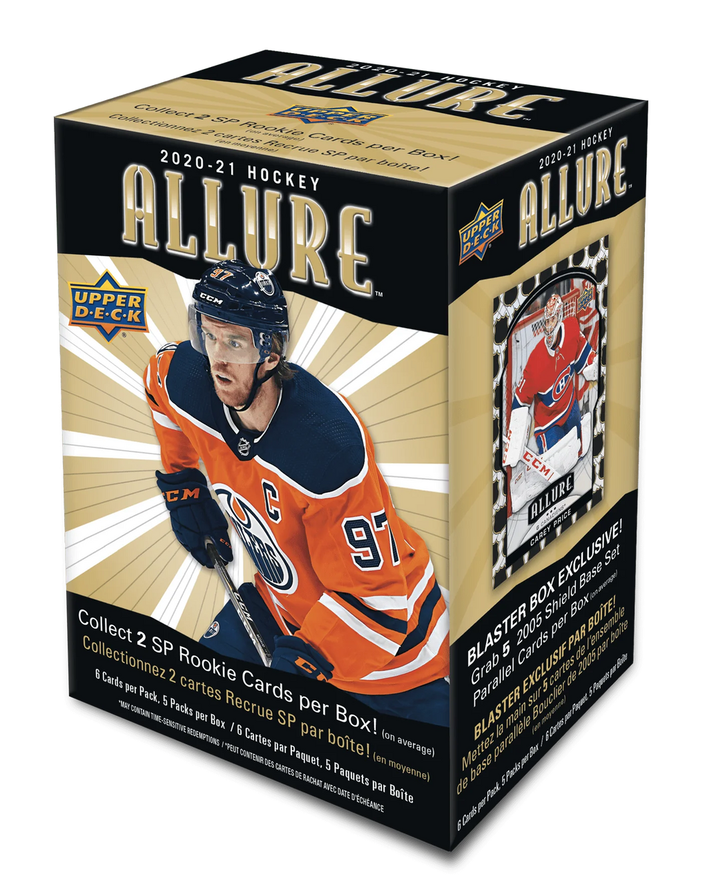 2020-21 NHL Hockey Trading Cards Blaster Box M77003