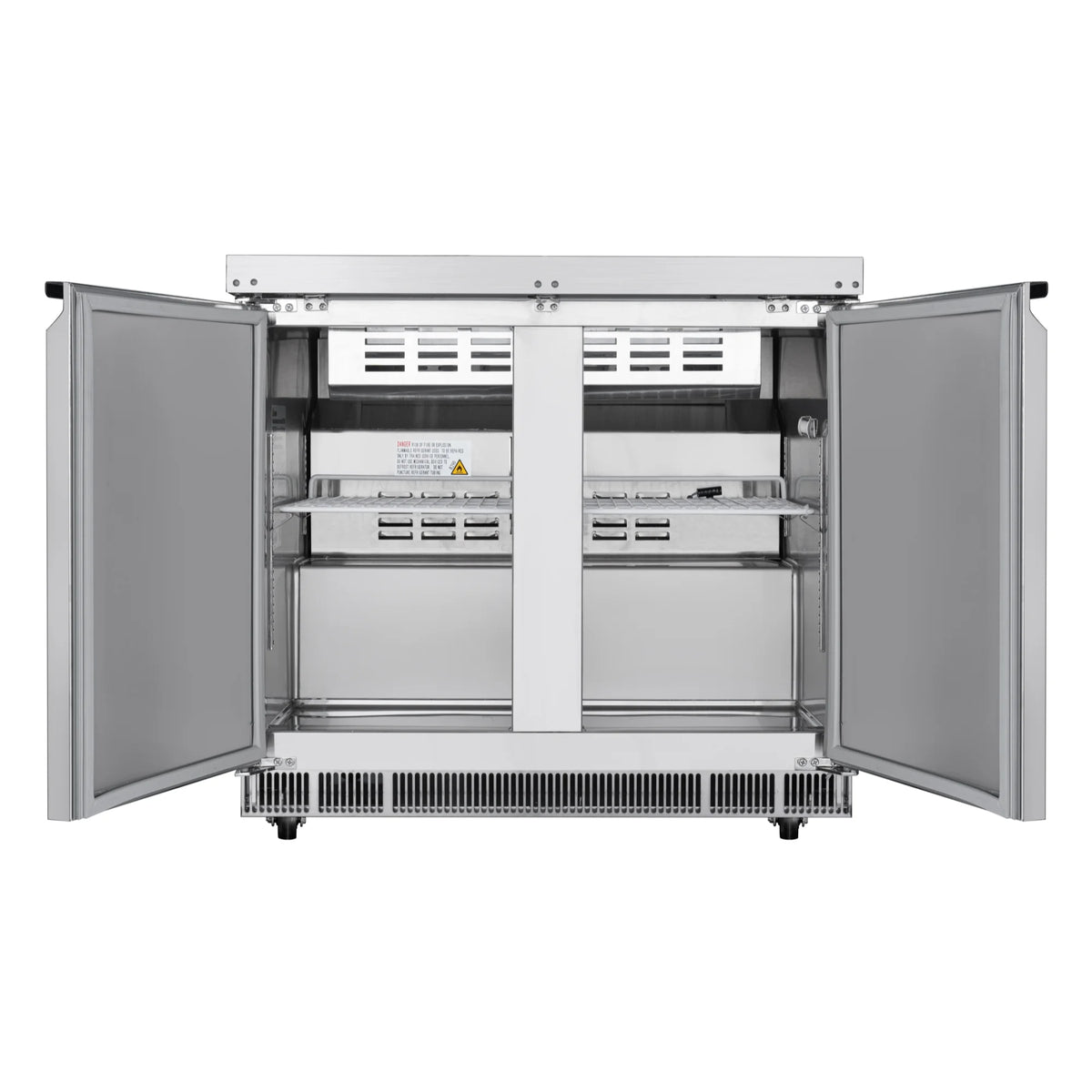Commercial Refrigerated Prep Station Cold Table with 6 Pan Storage F6452