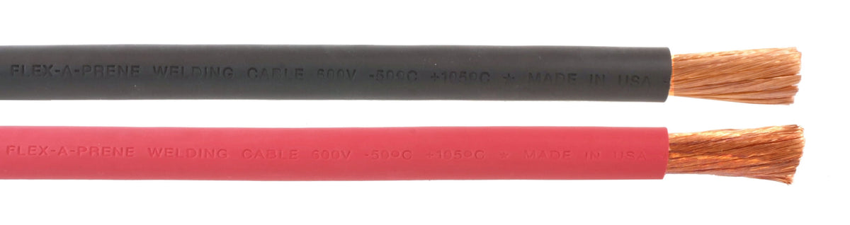 Black & Red 600 V Welding Battery Cable Z622