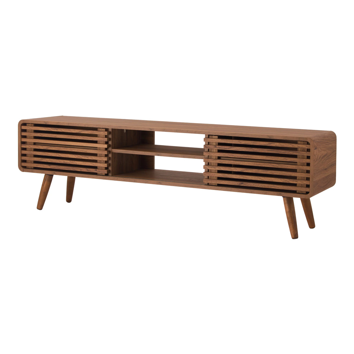 58" Slat Low TV Stand W782641