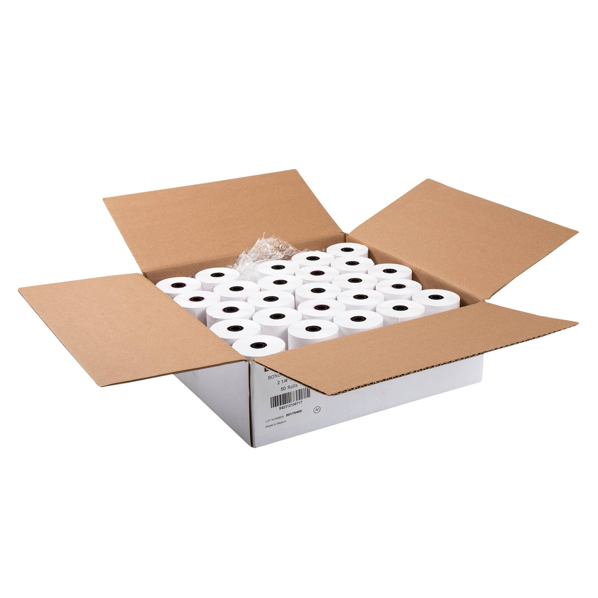 White 1 Ply Register Rolls, Case of 50 T69846