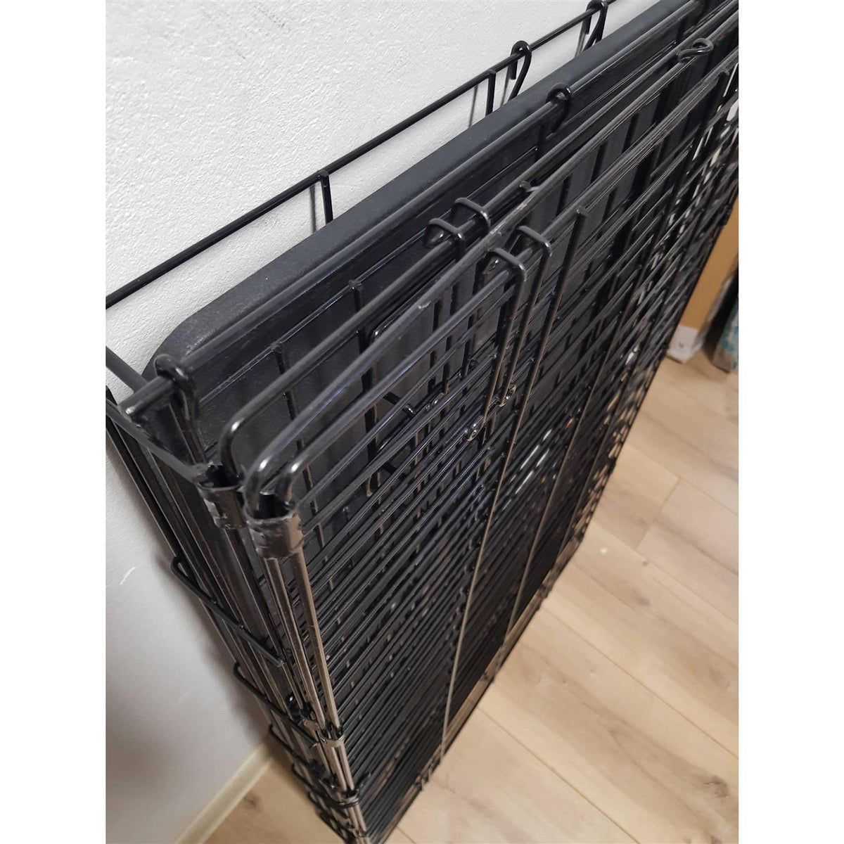 Foldable Metal Wire Dog Crate with Tray G3839