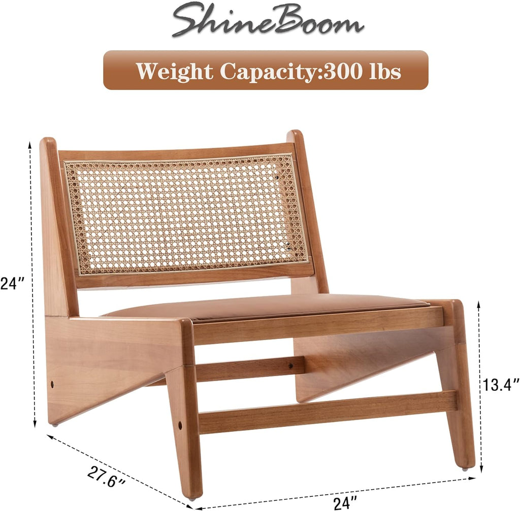 Beige Rattan Accent Chair Y59247