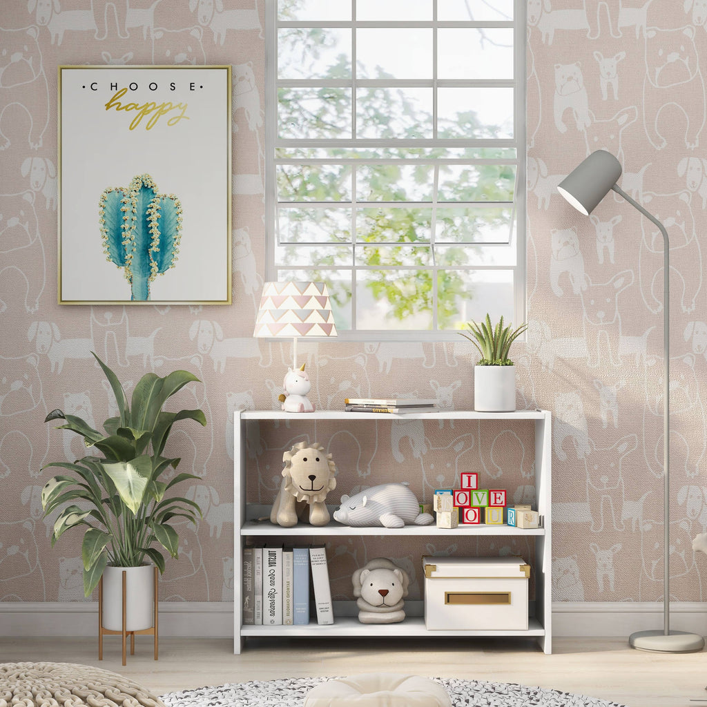 White Bookshelf E699373