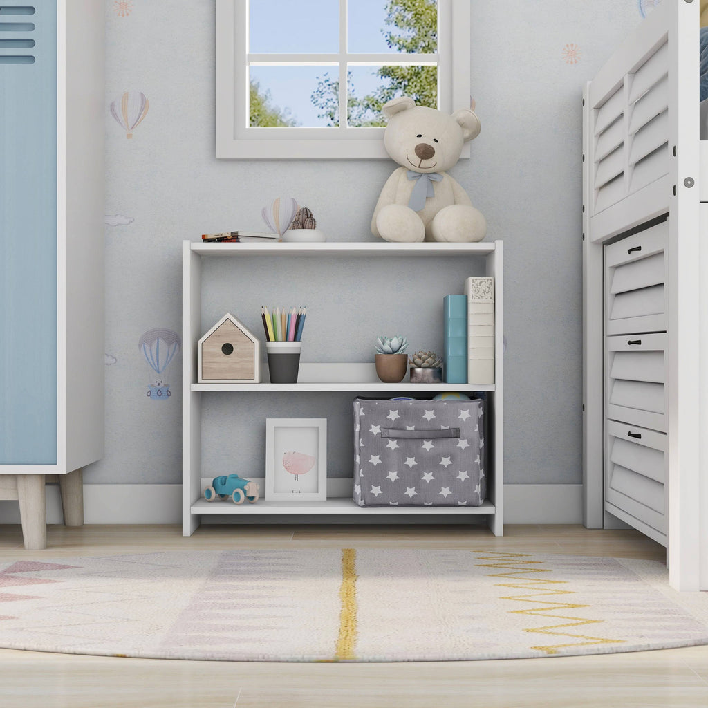 White Bookshelf E699373