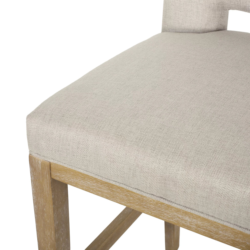 Fabric Upholstered 31 Inch Barstools, Set of 2 J8420