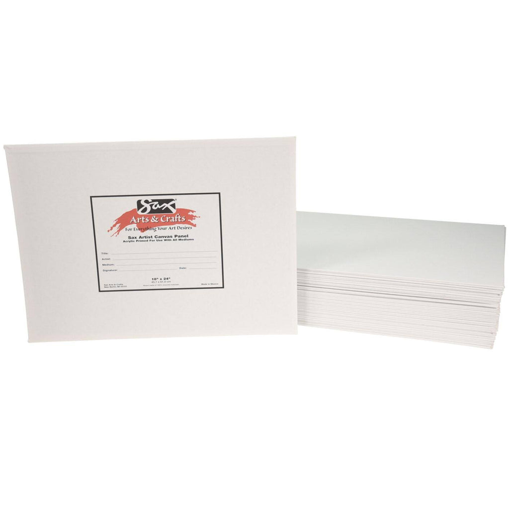 Canvas Panels, White, Case of 36 Z788753