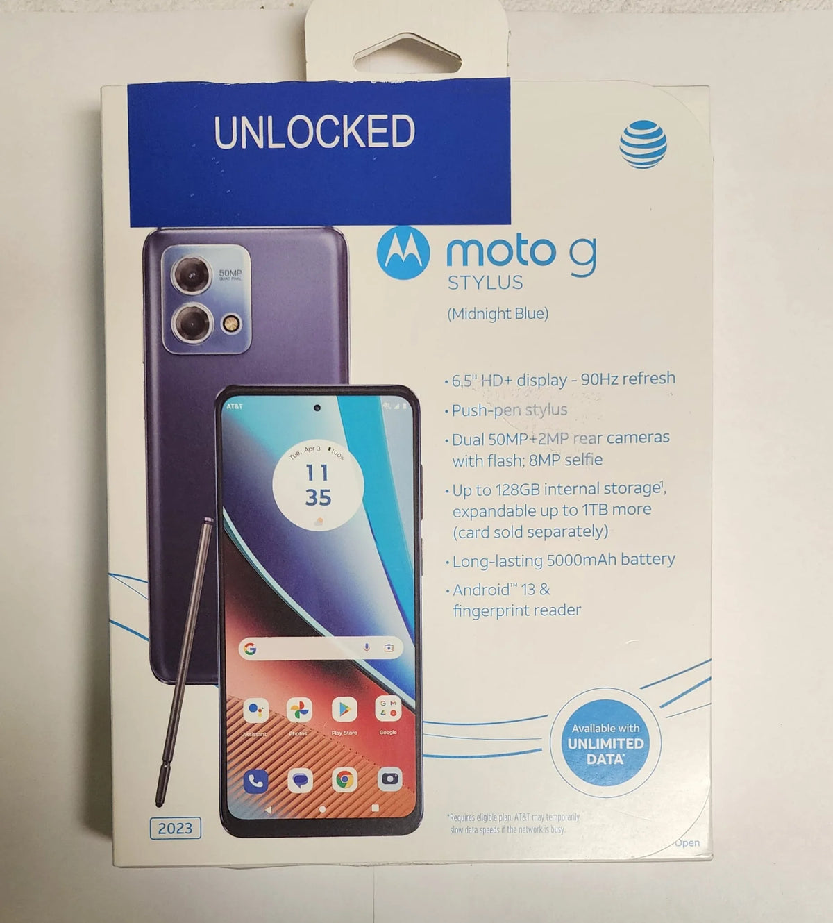 Midnight Blue 4G 128GB Smartphone L7599