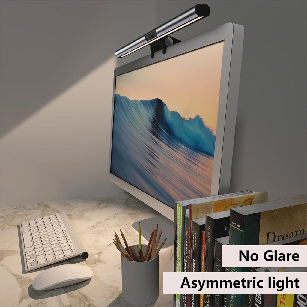 Monitor Light Bar with Webcam, USB Powered, Hue Adjustable, Touch Control L9564