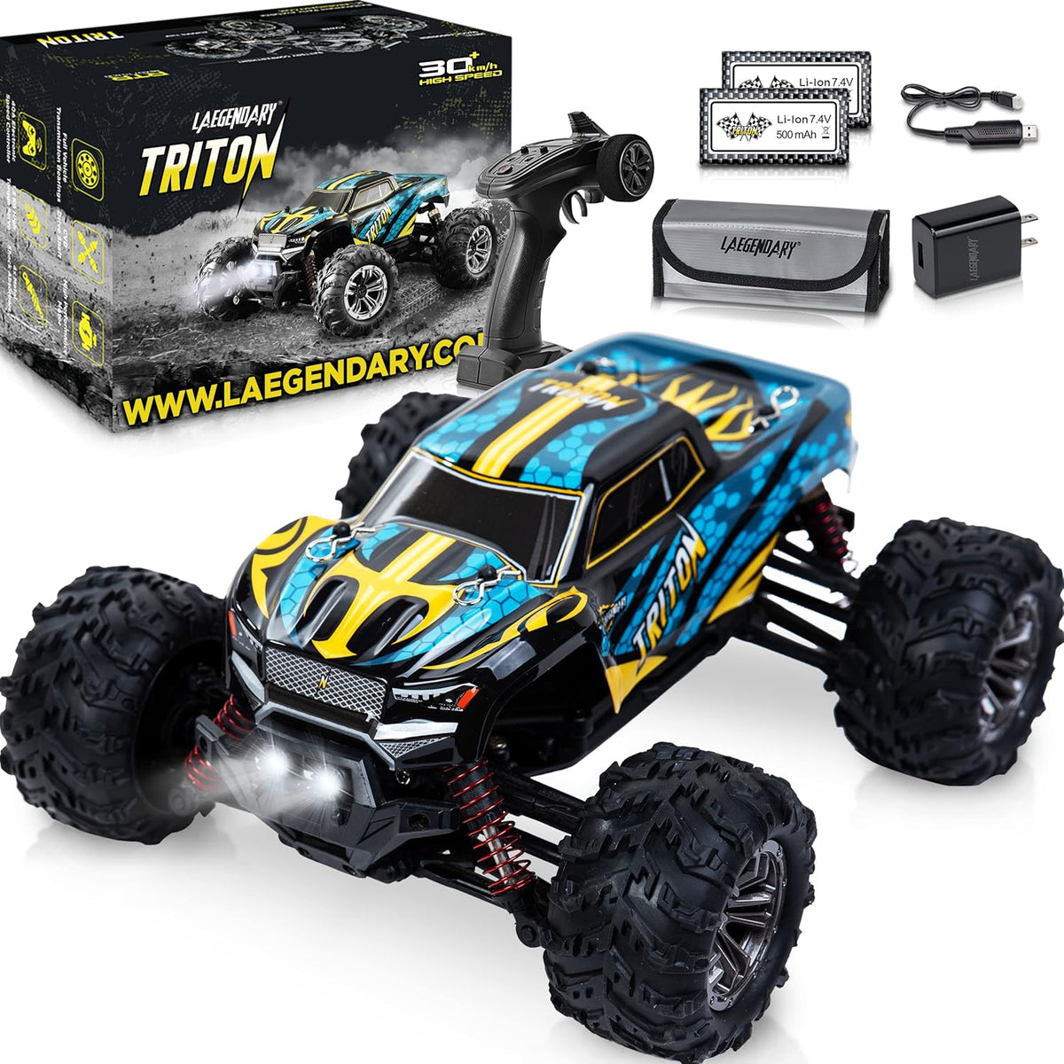 1:20 Scale High Speed Remote Control 4x4 Off Road Monster Truck N847