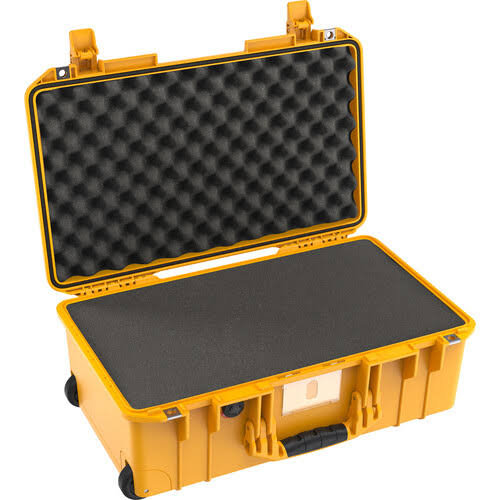 Yellow Wheeled Carry-On Hard Case with Foam Insert S560324