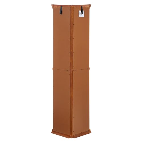Lighted Corner Curio Display Cabinet with Adjustable Shelves & Mirrored Back G250916