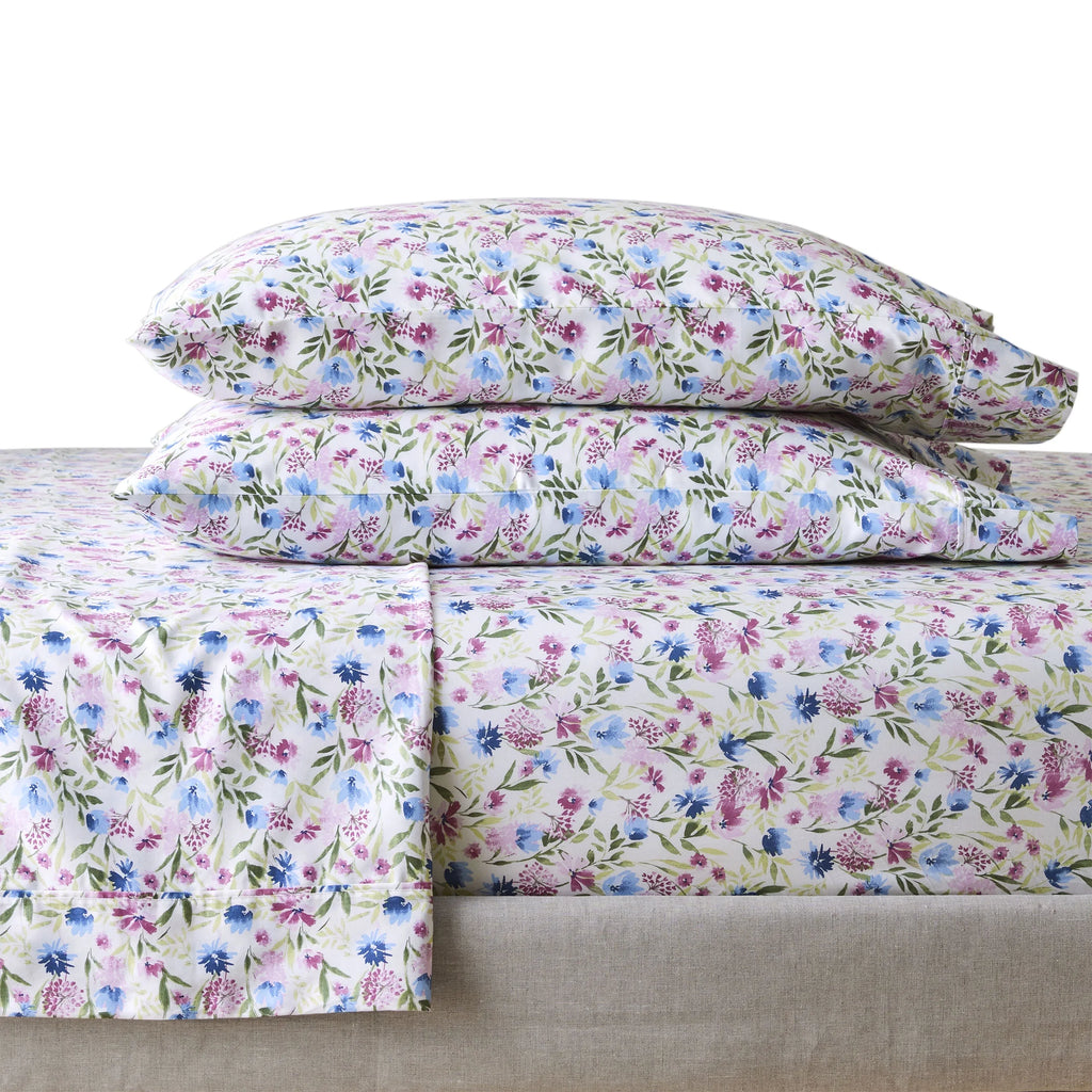 100% Cotton Sateen 300 Thread Count Queen Sheet Set K854146