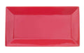 Red Stoneware Rectangular Platter, Box of 12 Z826083